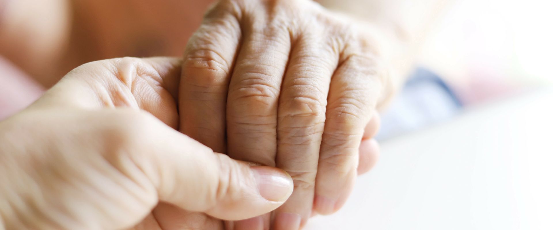 In elkaar gevouwen handen