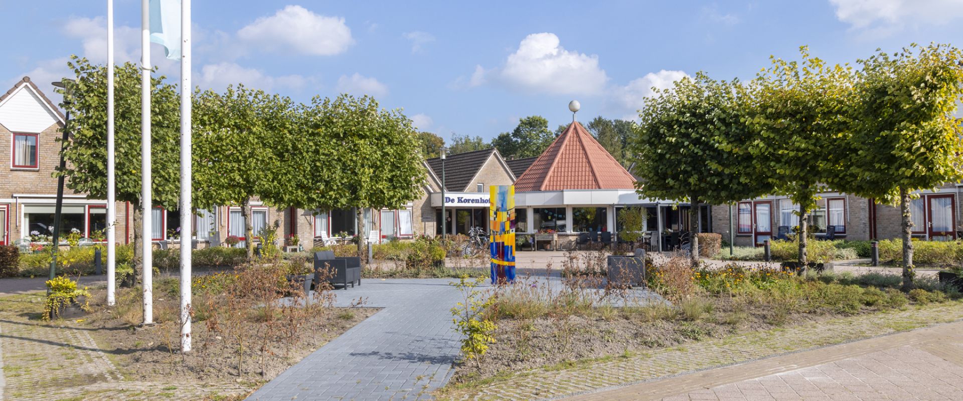 Buitenkant gebouw De Korenhof