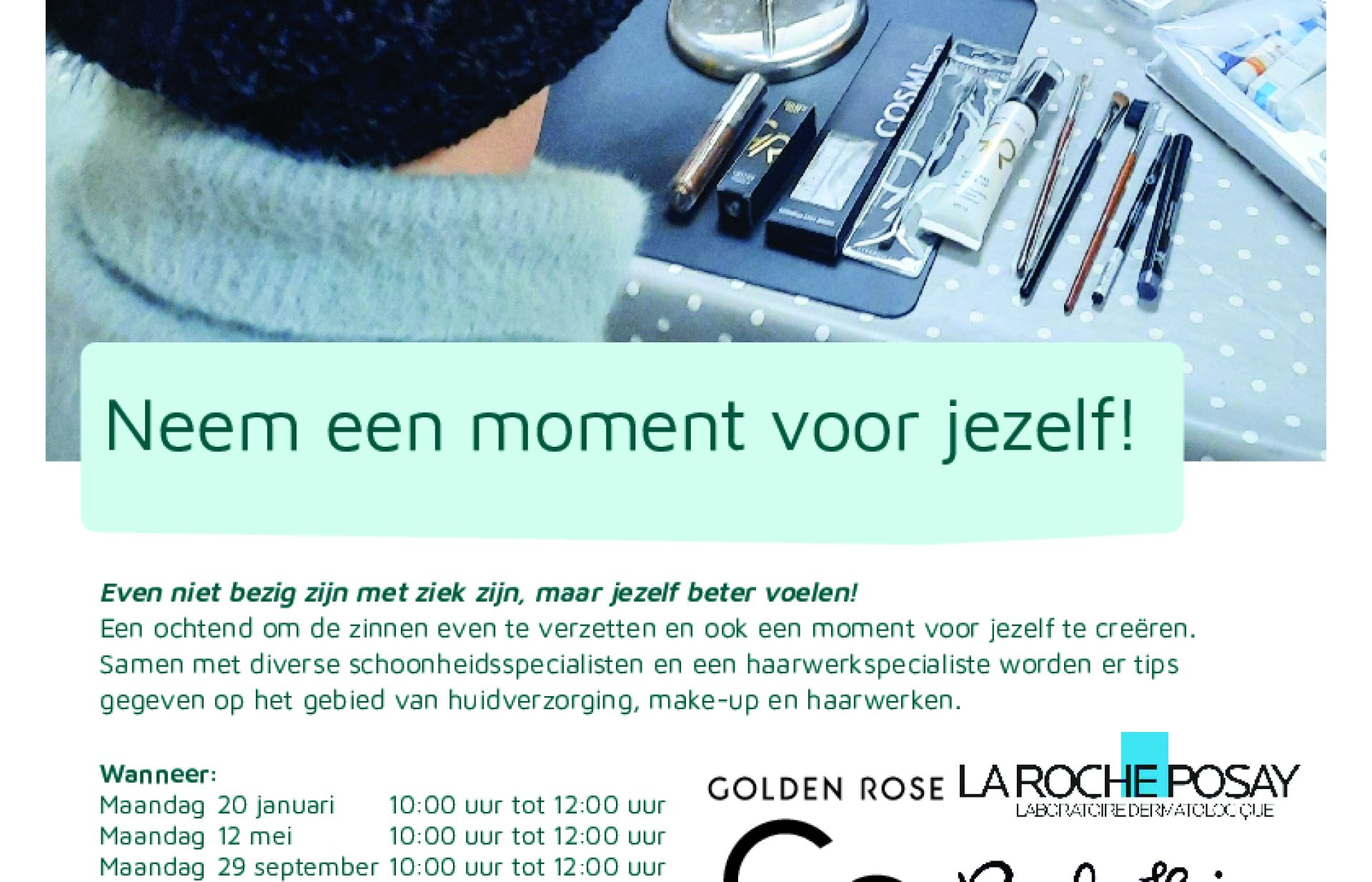 Workshop neem een moment voor jezelf - data 2025