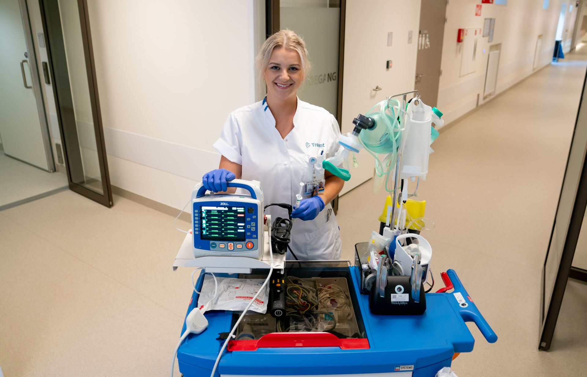 Mariëlle heeft plezier op haar werk door de afwisseling