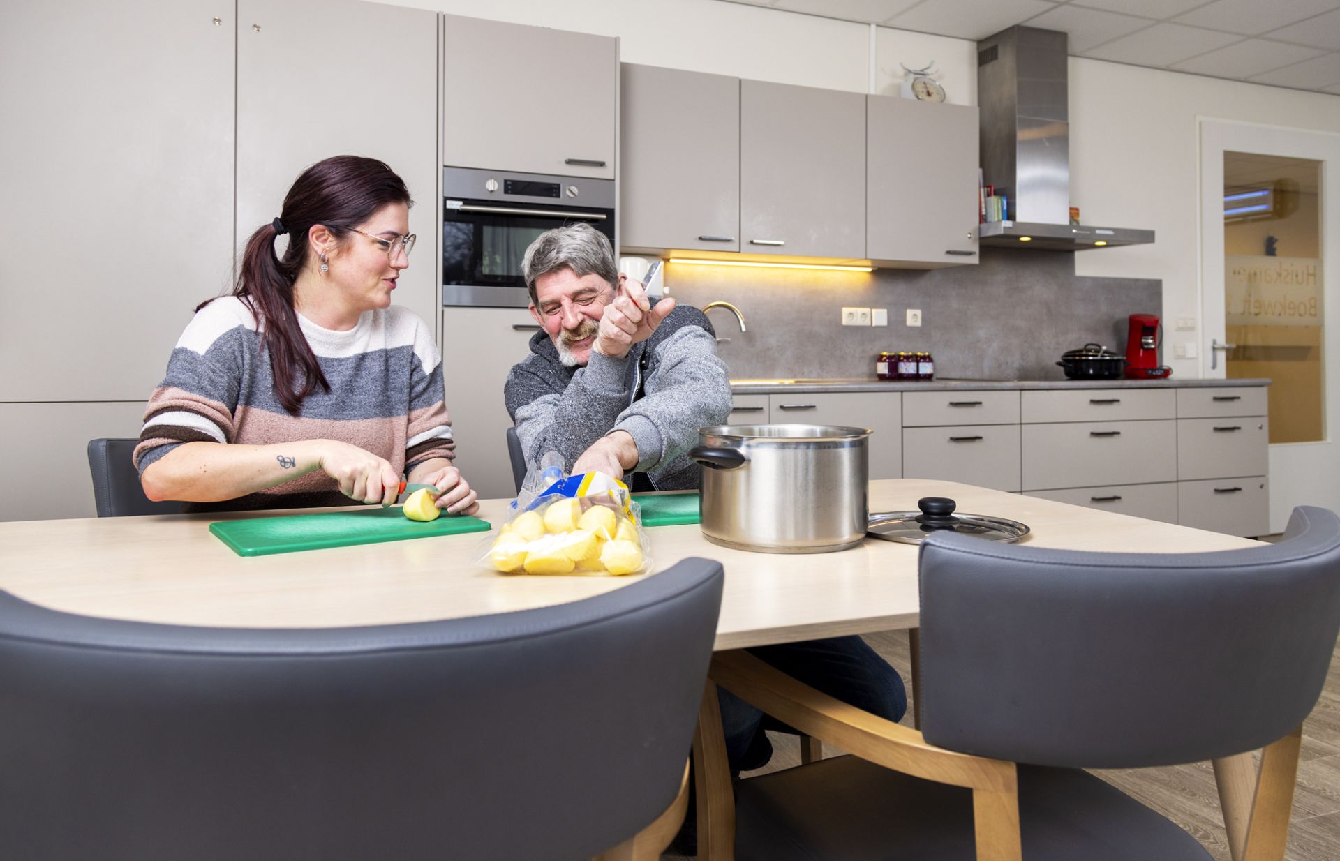 Samen koken in Veltman