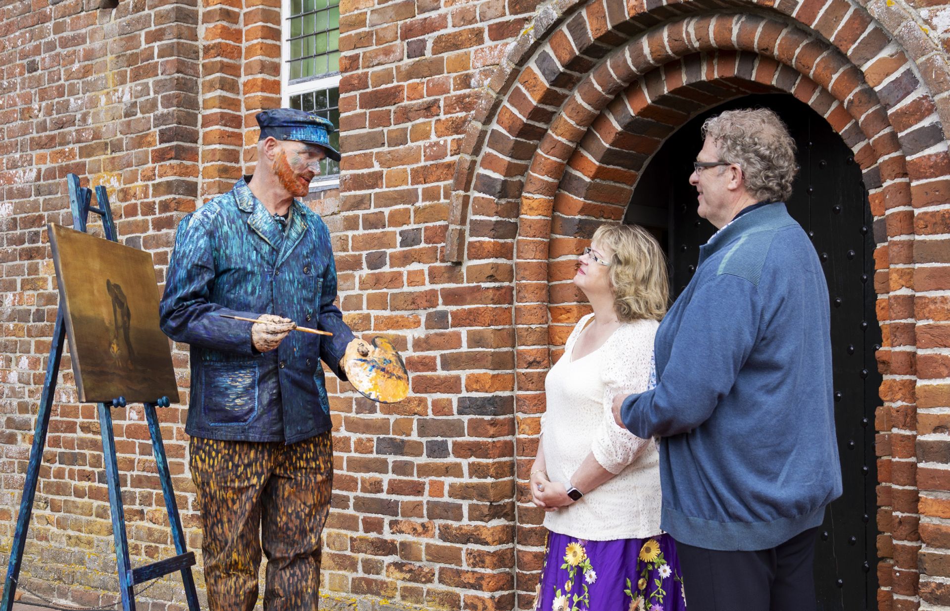 Bezoekers bij opening jubileumexpositie