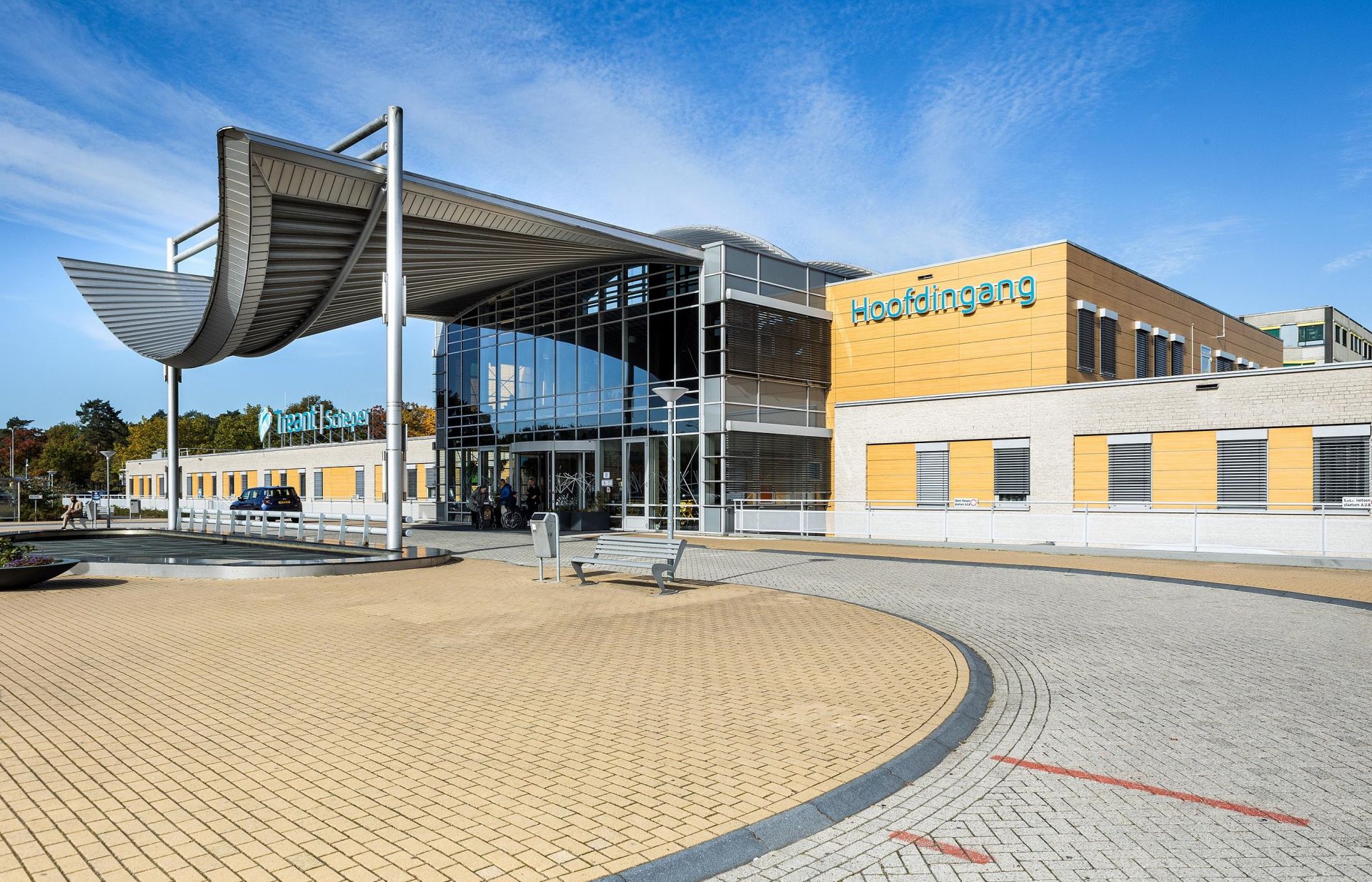 hoofdingang ziekenhuislocatie Scheper