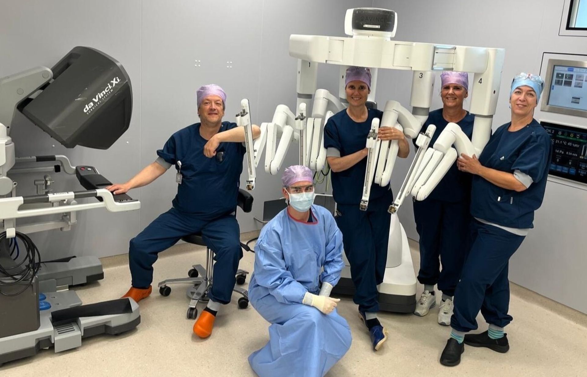 OK team Da Vinci Robot poliepen darmkanker nieuwe operatietechniek operatiekamer