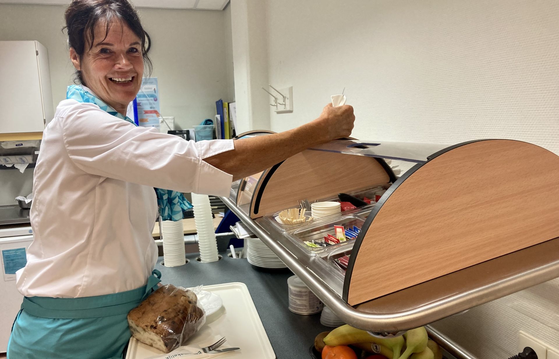 Tietsia Danhof pakt de juiste voeding voor haar patiënten