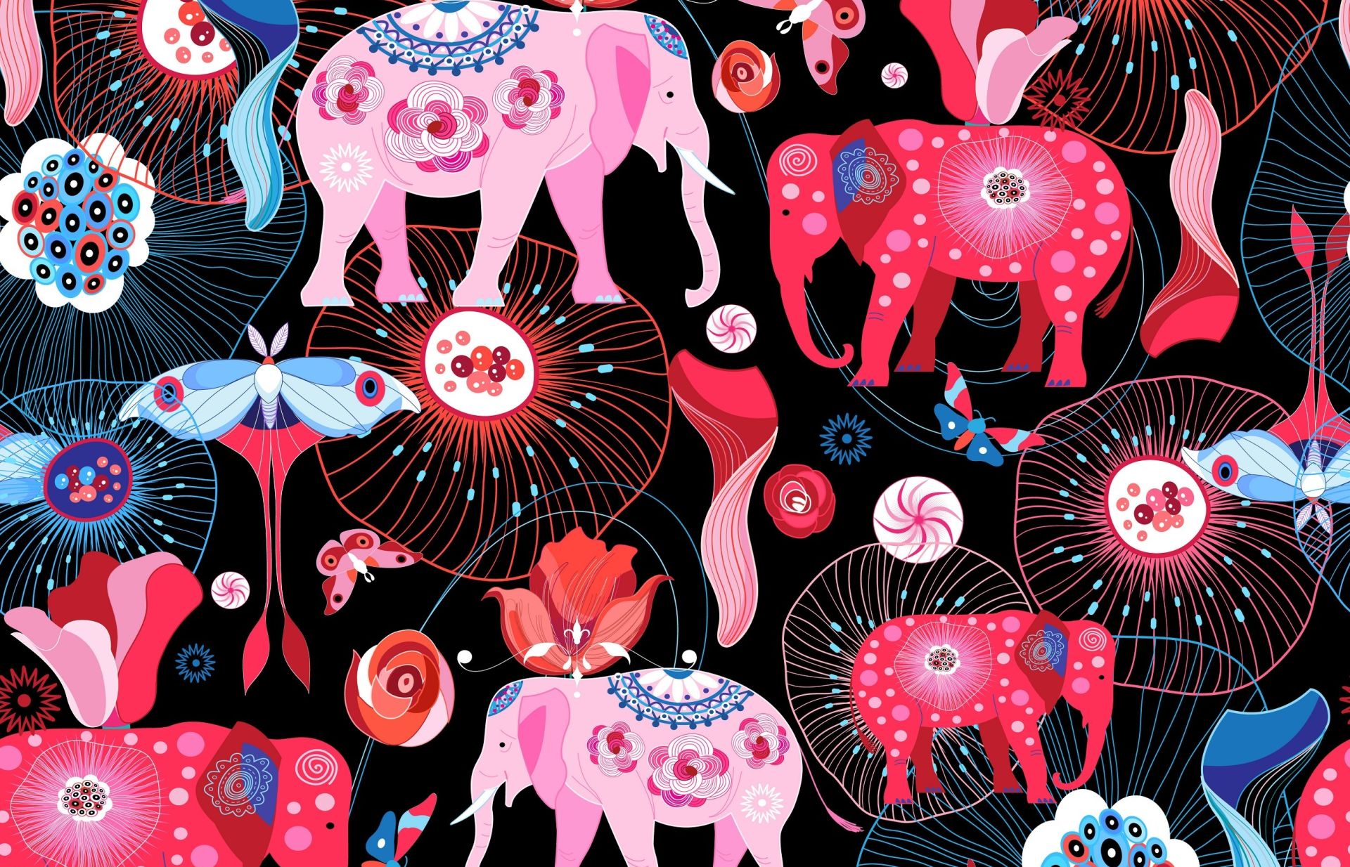 roze olifantjes (kunstwerk)