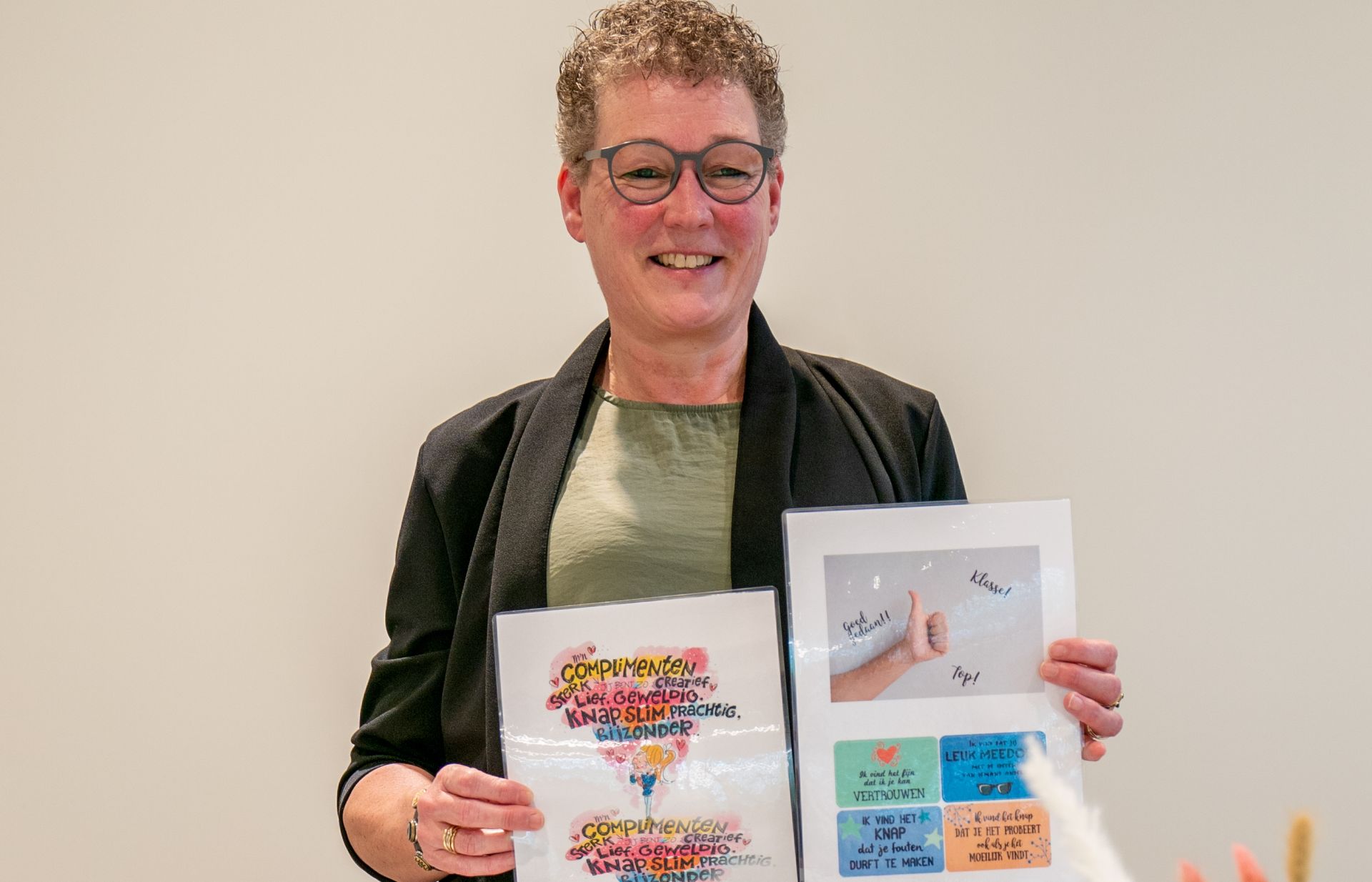 Riette Leffers geeft de workshop creatief leven