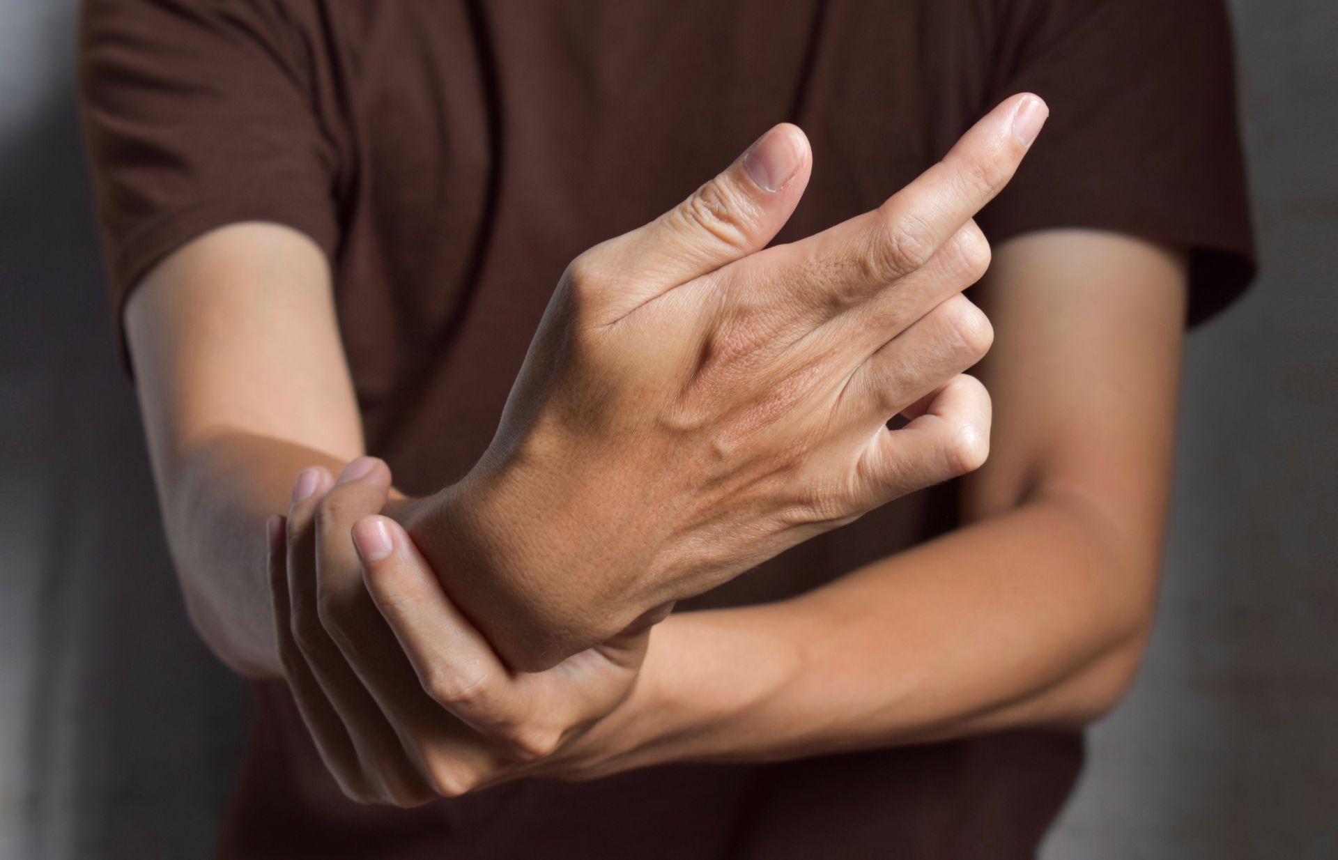 Man heeft last van zijn arm