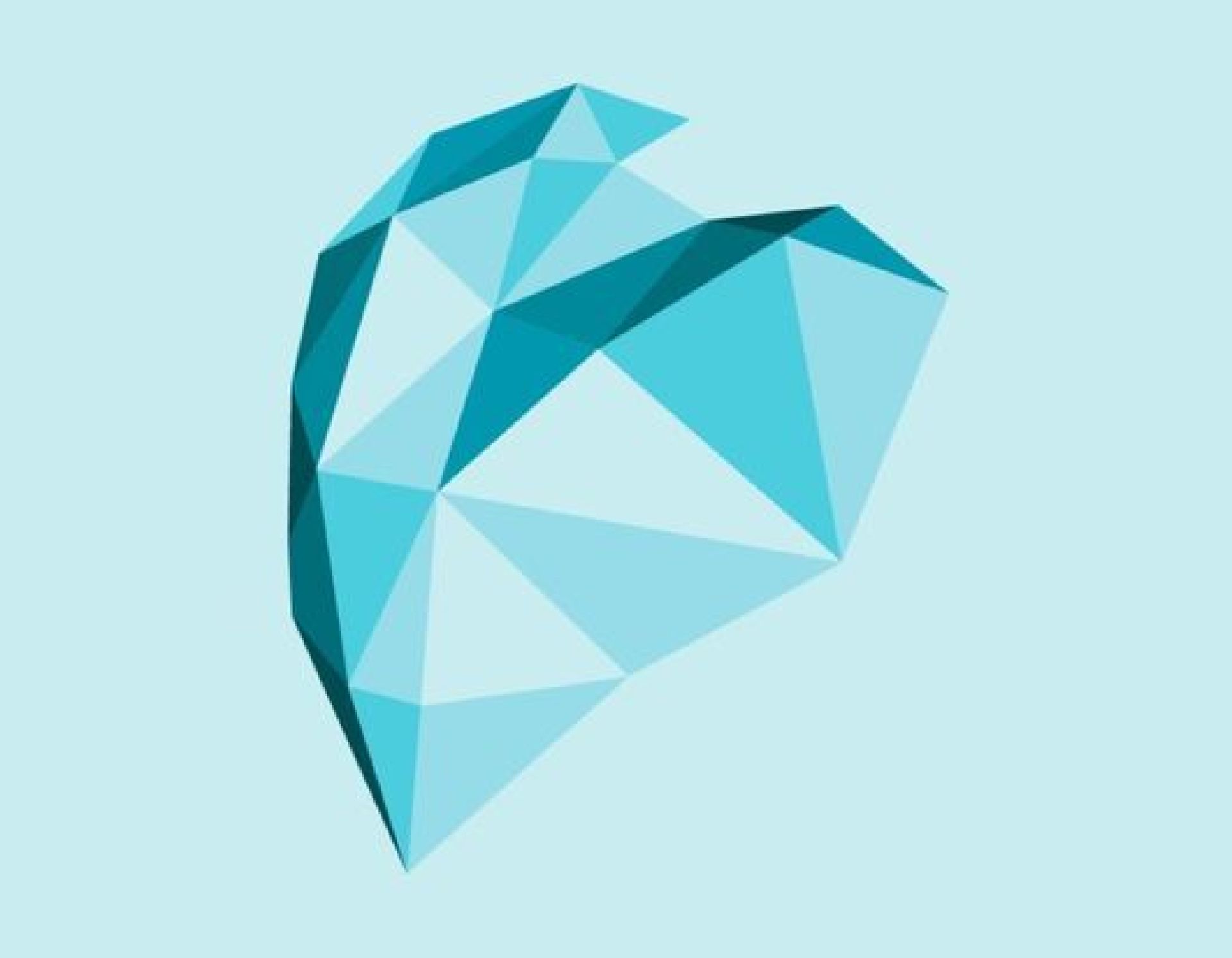 Afbeelding van een blauw hart