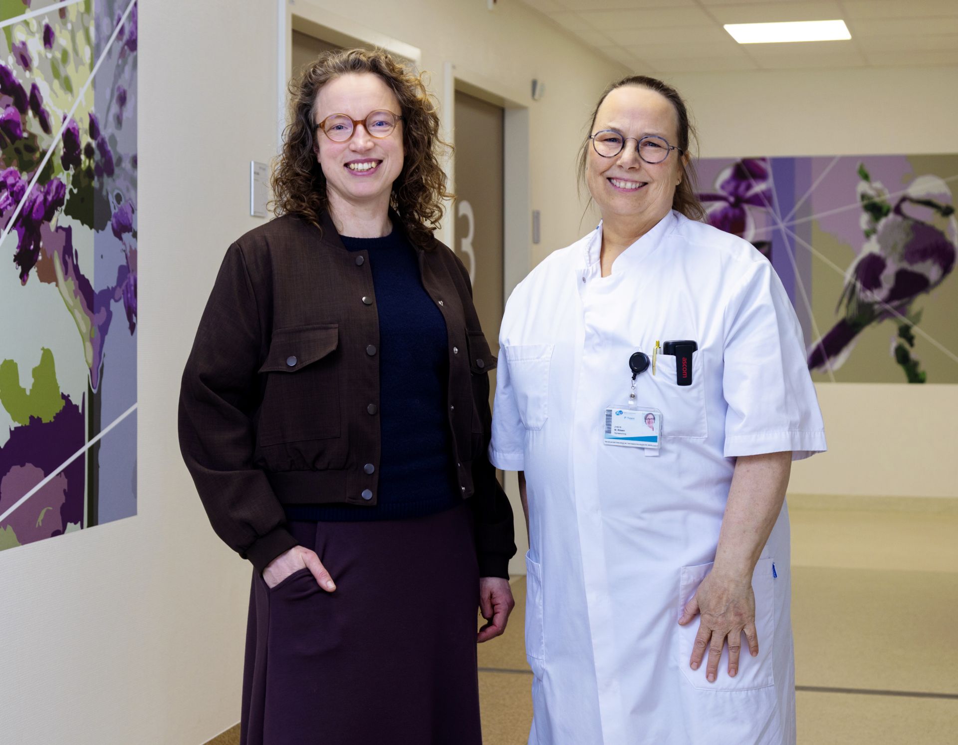 Psychiater Cecil Prins van GGZ Drenthe en gynaecoloog Marjon Riksen van Treant