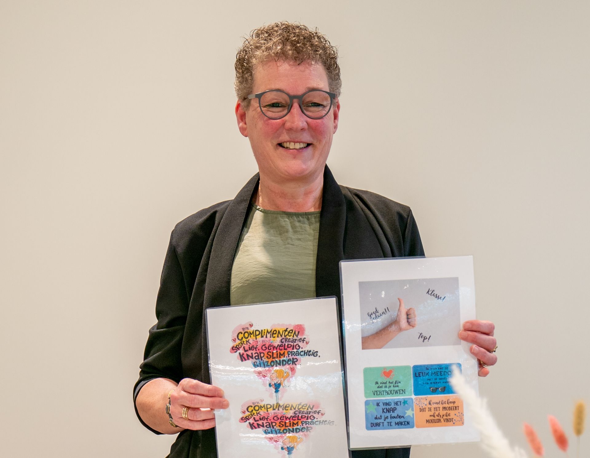 Riette Leffers geeft de workshop creatief leven