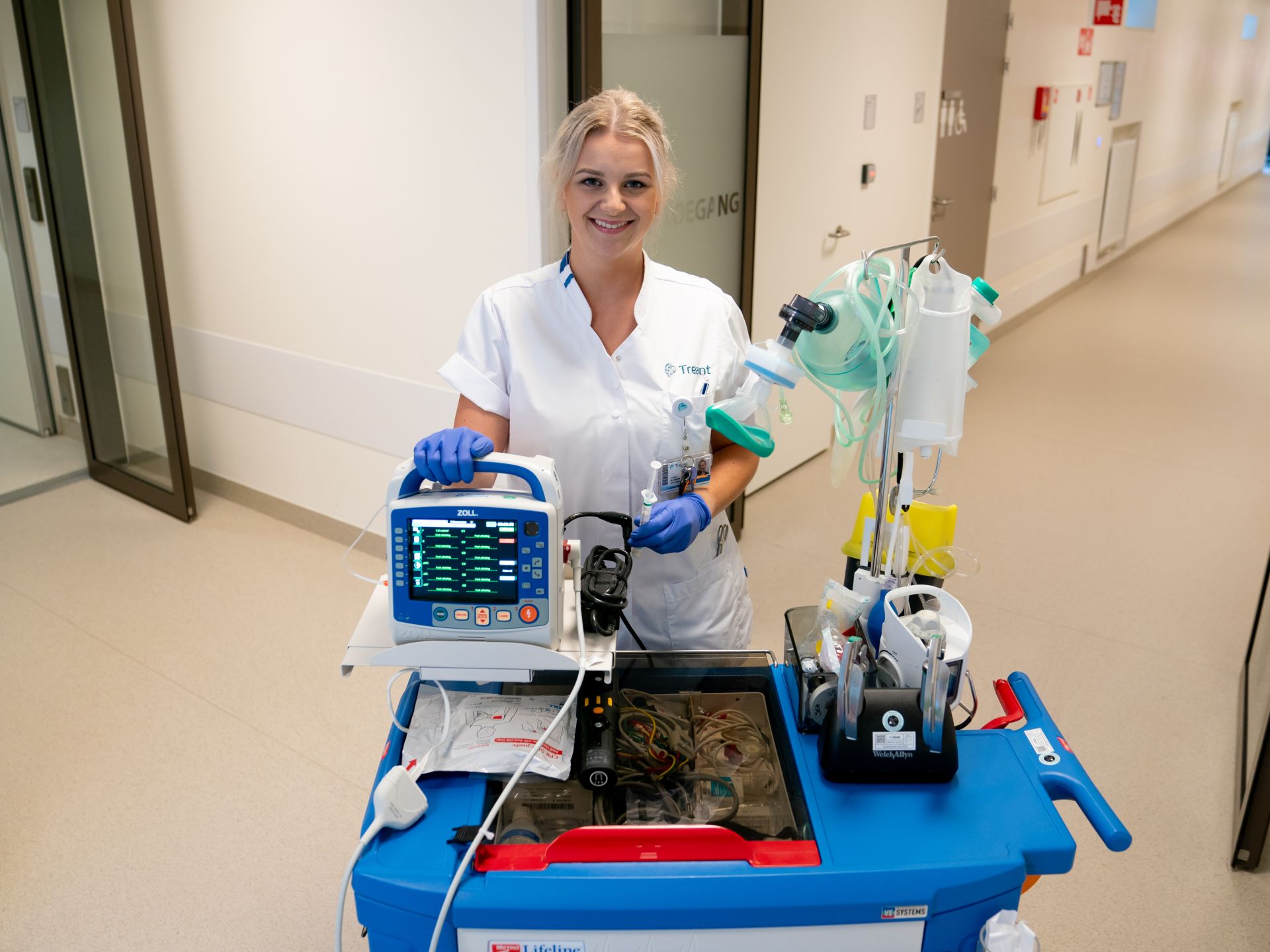 Mariëlle heeft plezier op haar werk door de afwisseling