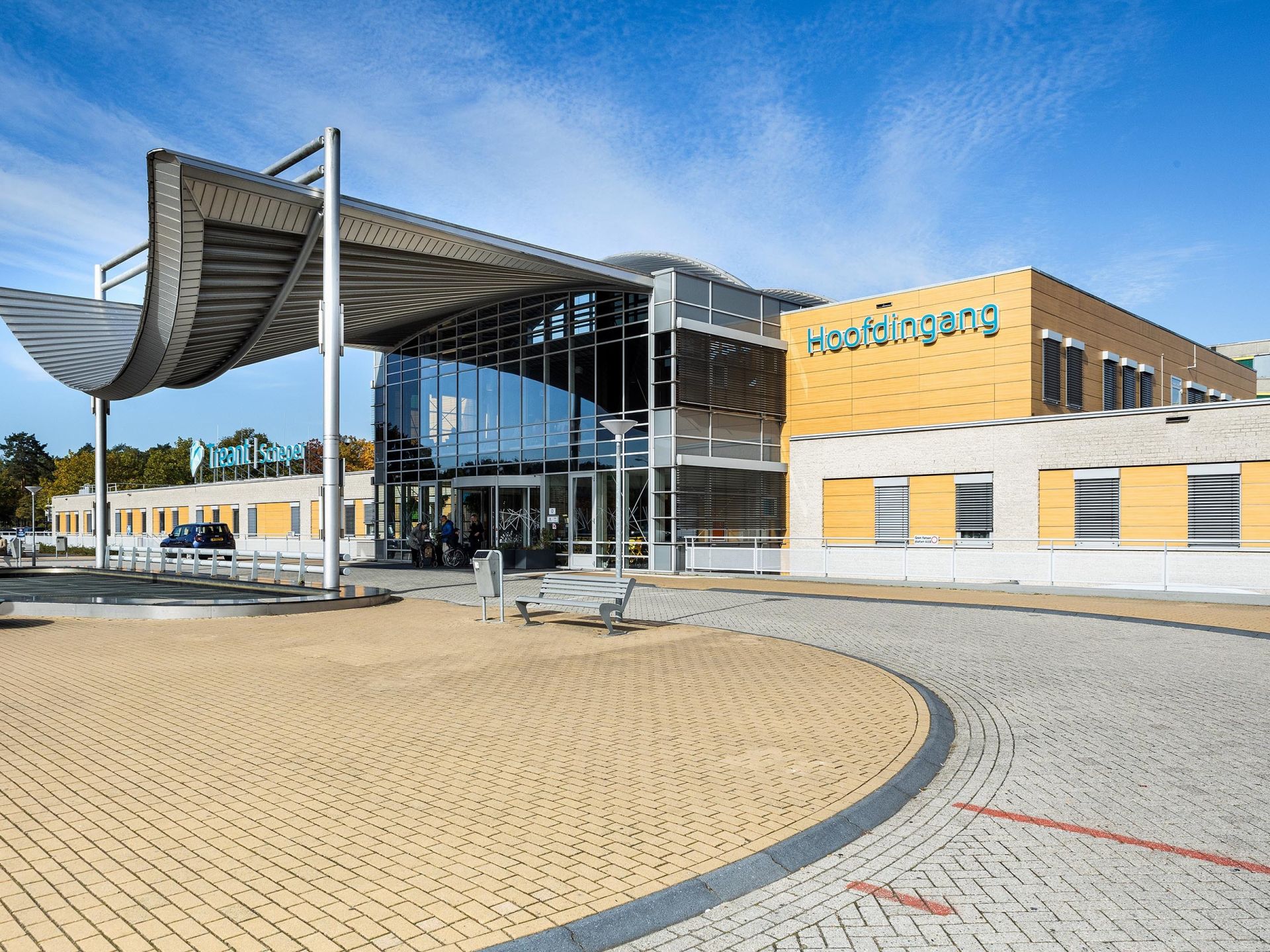 hoofdingang ziekenhuislocatie Scheper