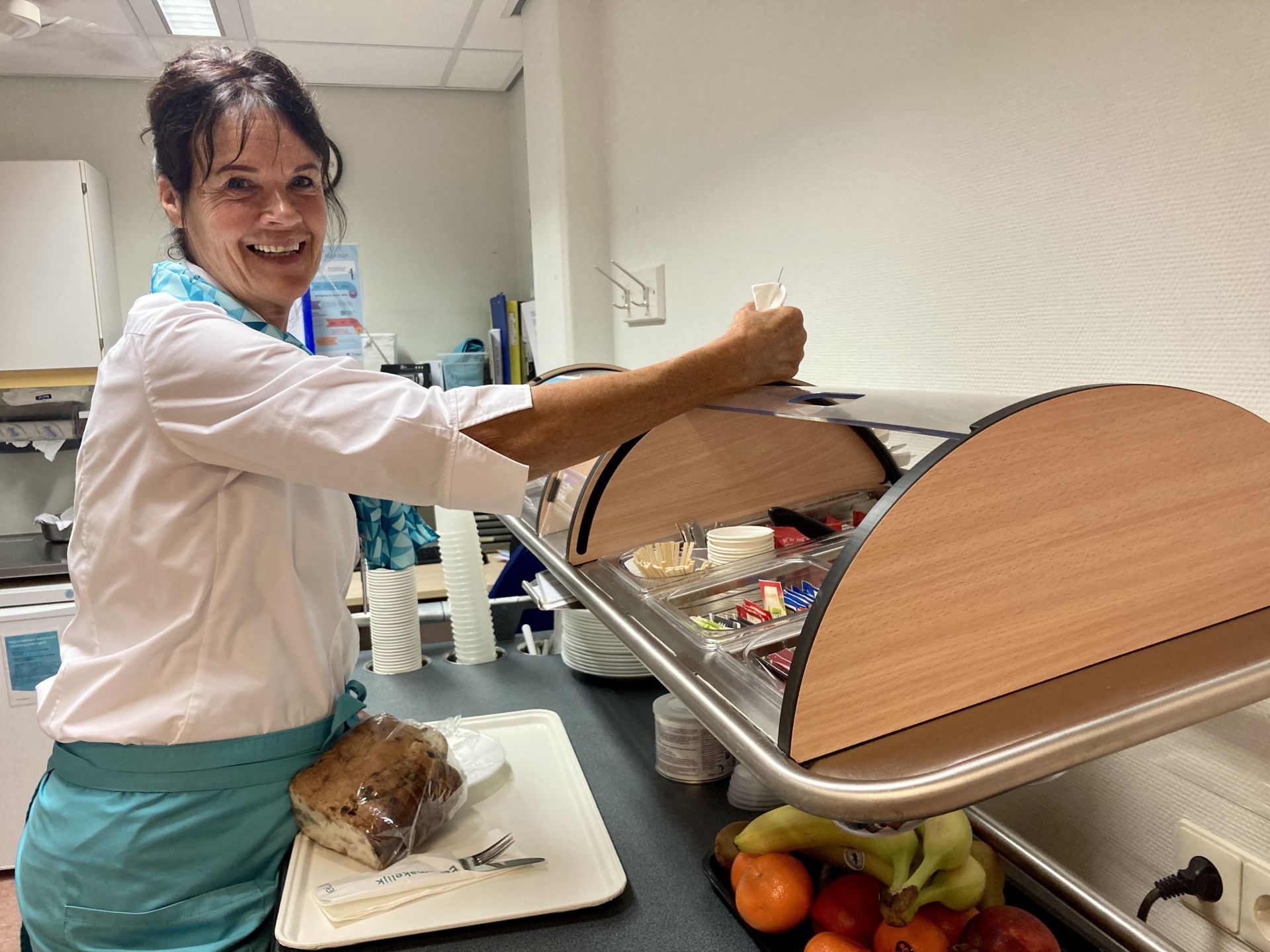 Tietsia Danhof pakt de juiste voeding voor haar patiënten