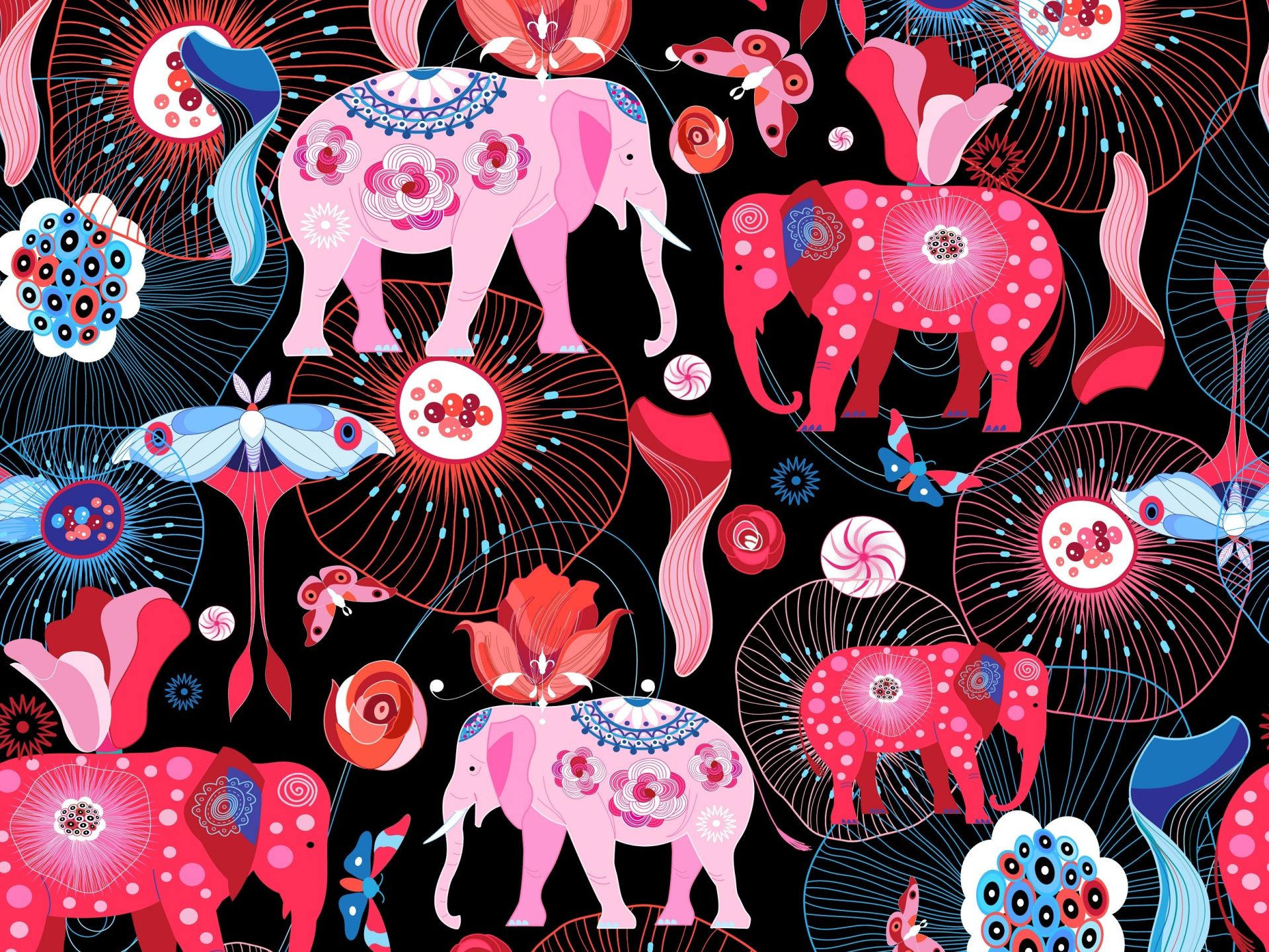 roze olifantjes (kunstwerk)